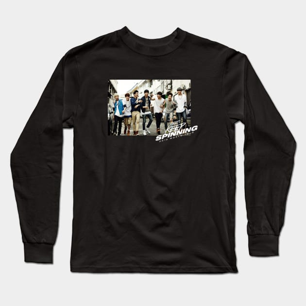 SMILE GOT7 KEEP SPINNING 2020 Long Sleeve T-Shirt by shiteter